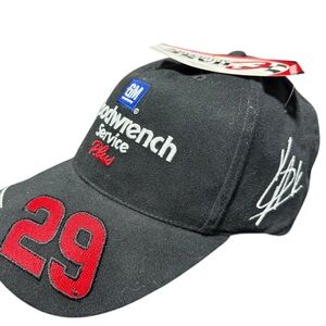 Chaps Black Cotton Cap